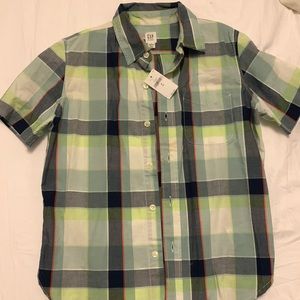 Gap kids size 8 shirt sleeve button down shirt